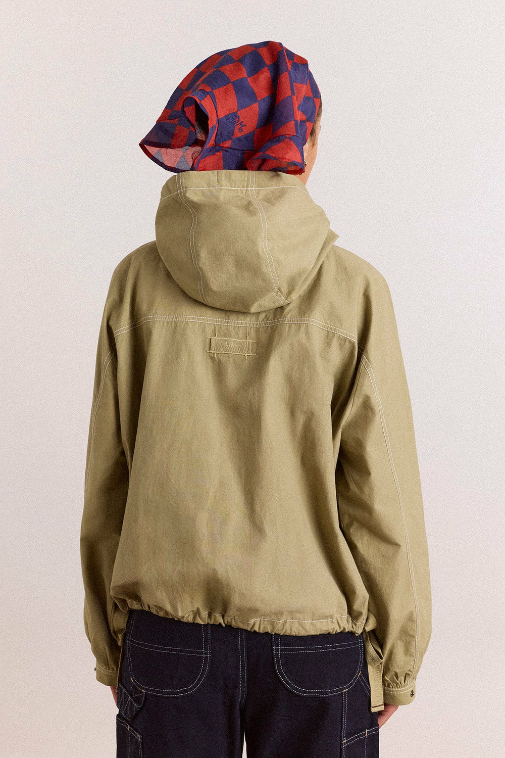 Damson Madder pre-order blake hooded jacket - sage