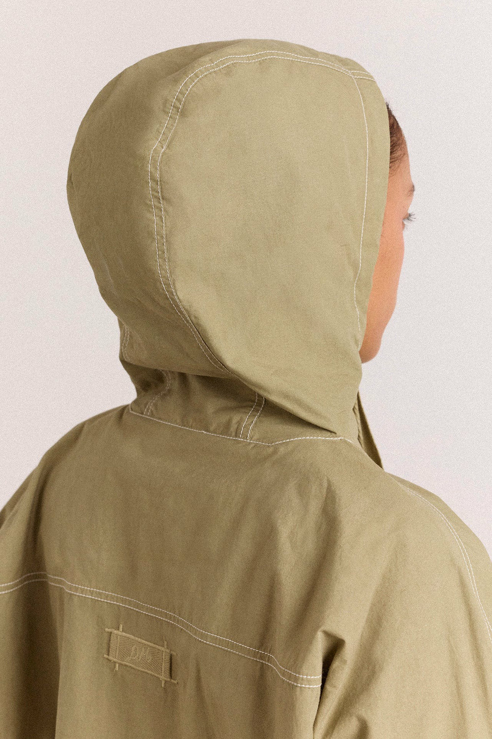 Damson Madder pre-order blake hooded jacket - sage