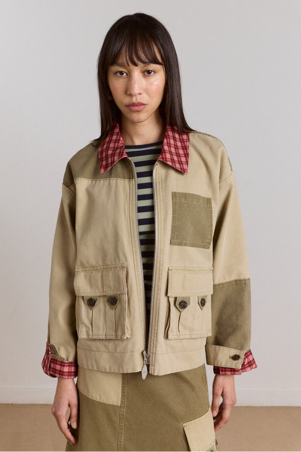 Damson Madder marcelle reversible barn jacket