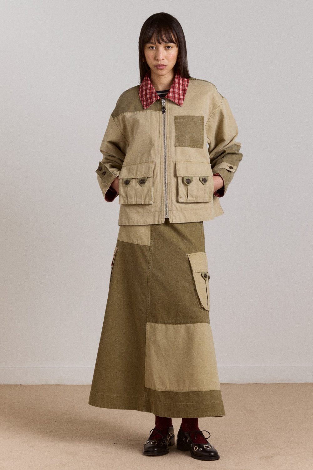 Damson Madder marcelle reversible barn jacket