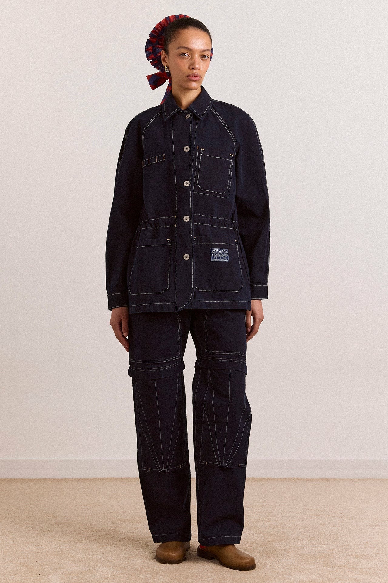 Damson Madder julia workwear denim jacket