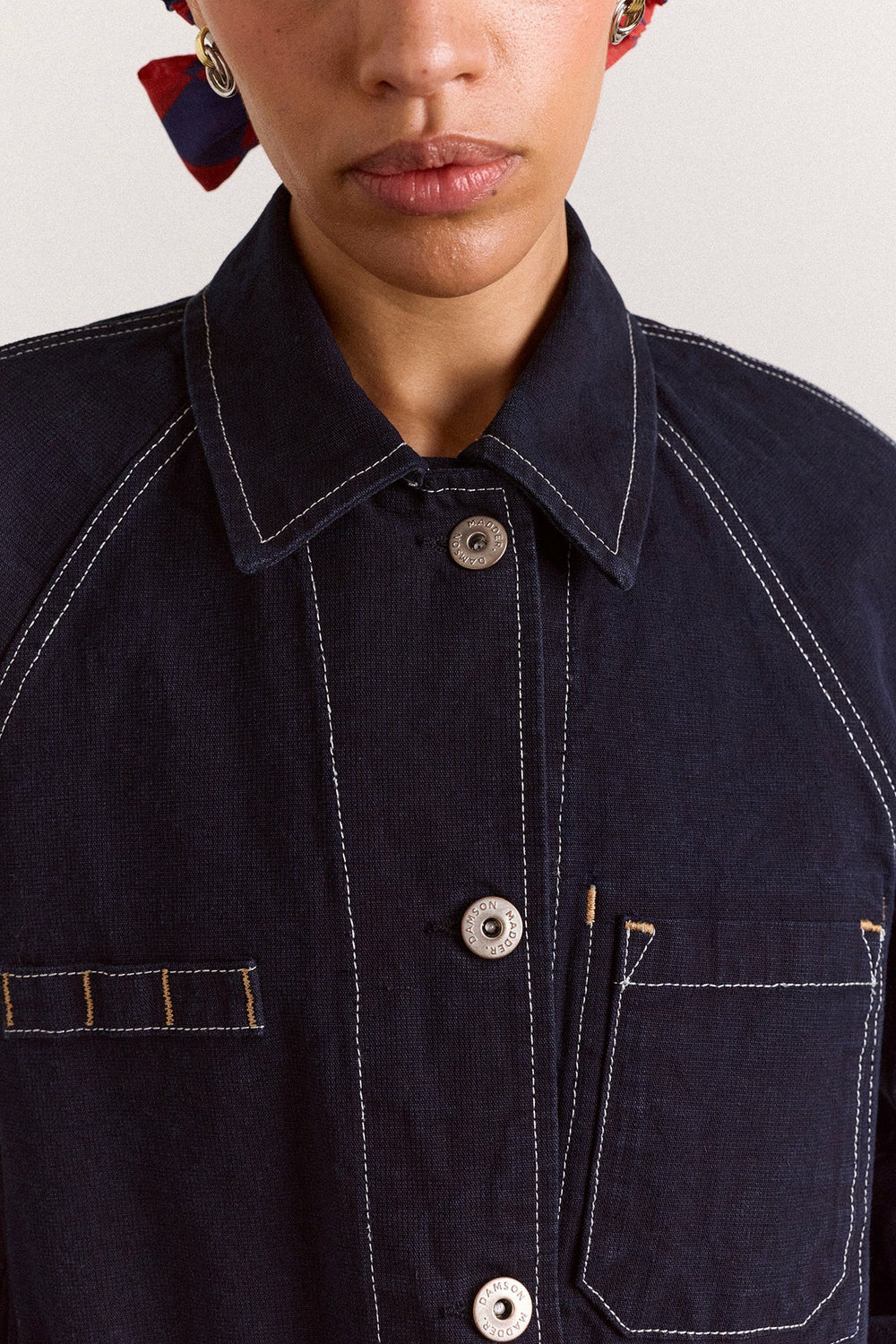 Damson Madder julia workwear denim jacket