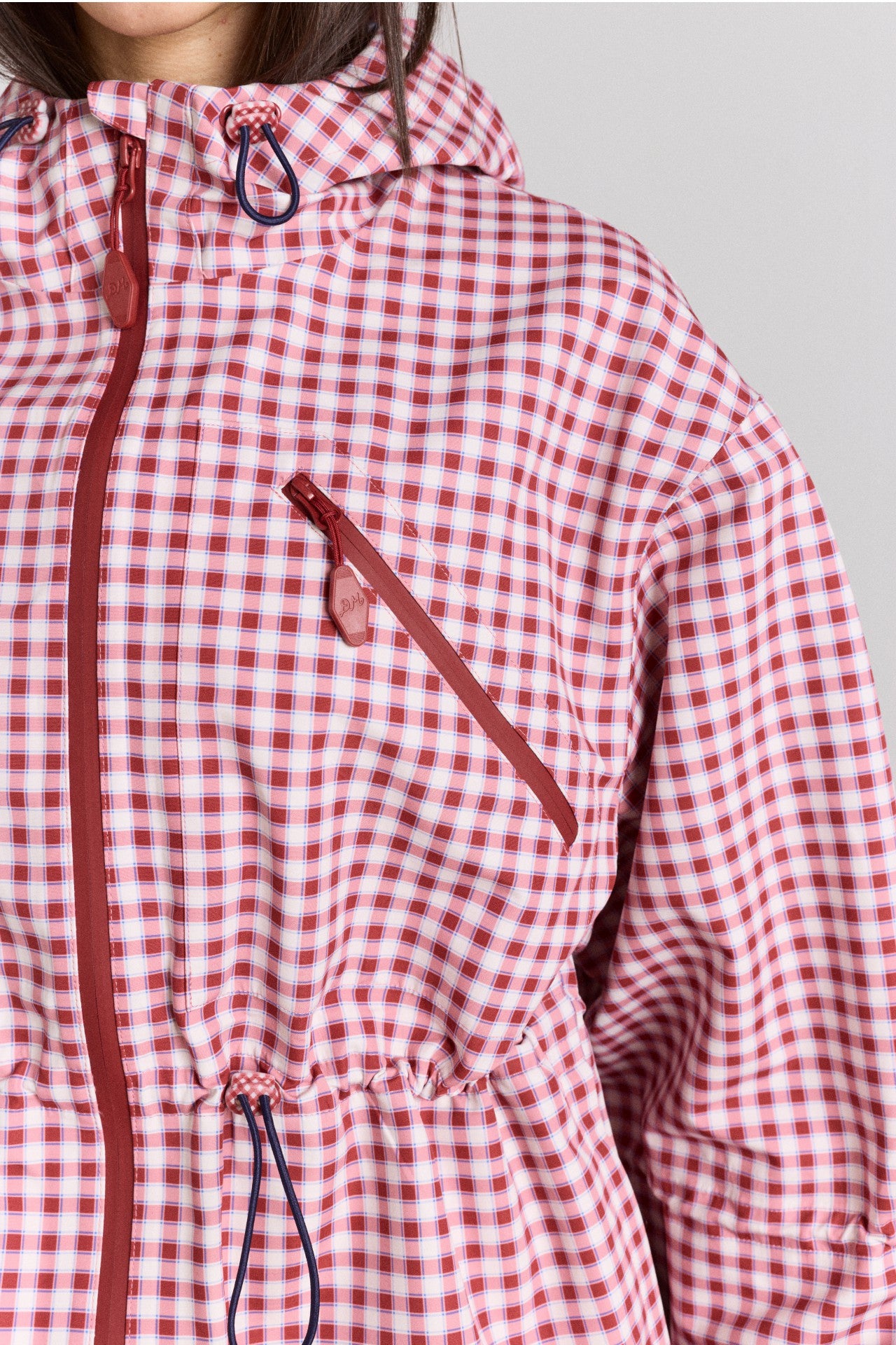 Damson Madder matilda raincoat - cherry gingham