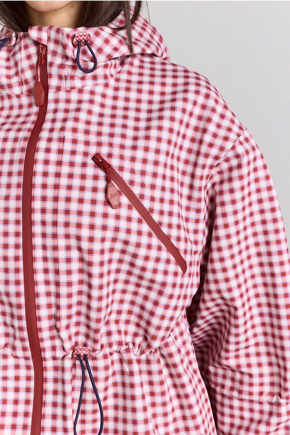 Damson Madder matilda raincoat - cherry gingham
