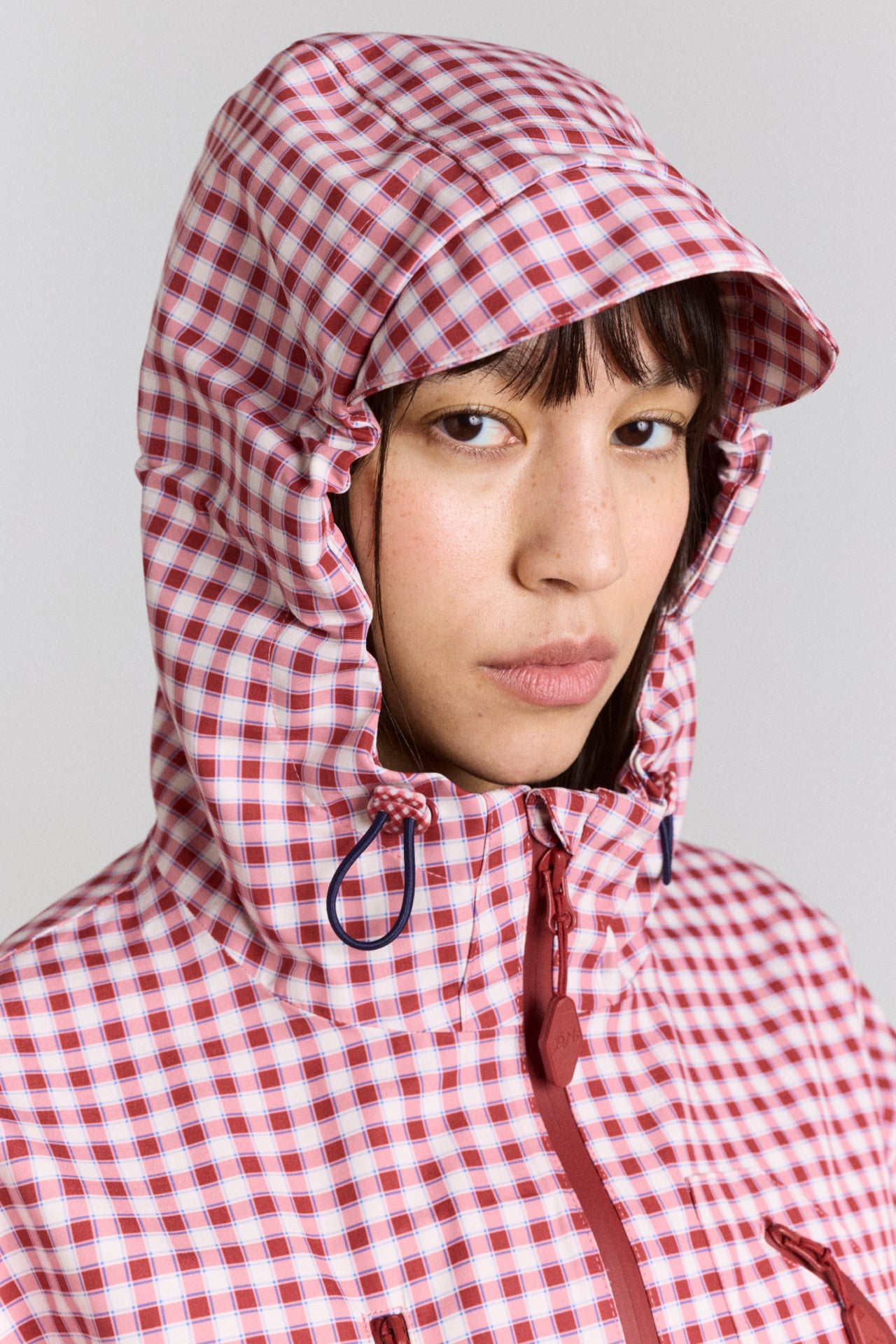 Damson Madder matilda raincoat - cherry gingham