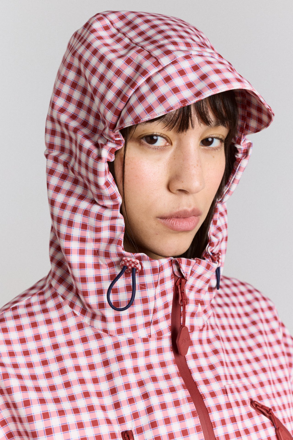 Damson Madder matilda raincoat - cherry gingham