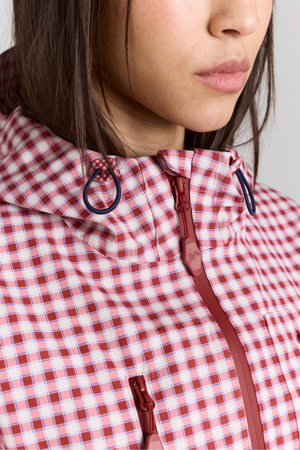 Damson Madder matilda raincoat - cherry gingham