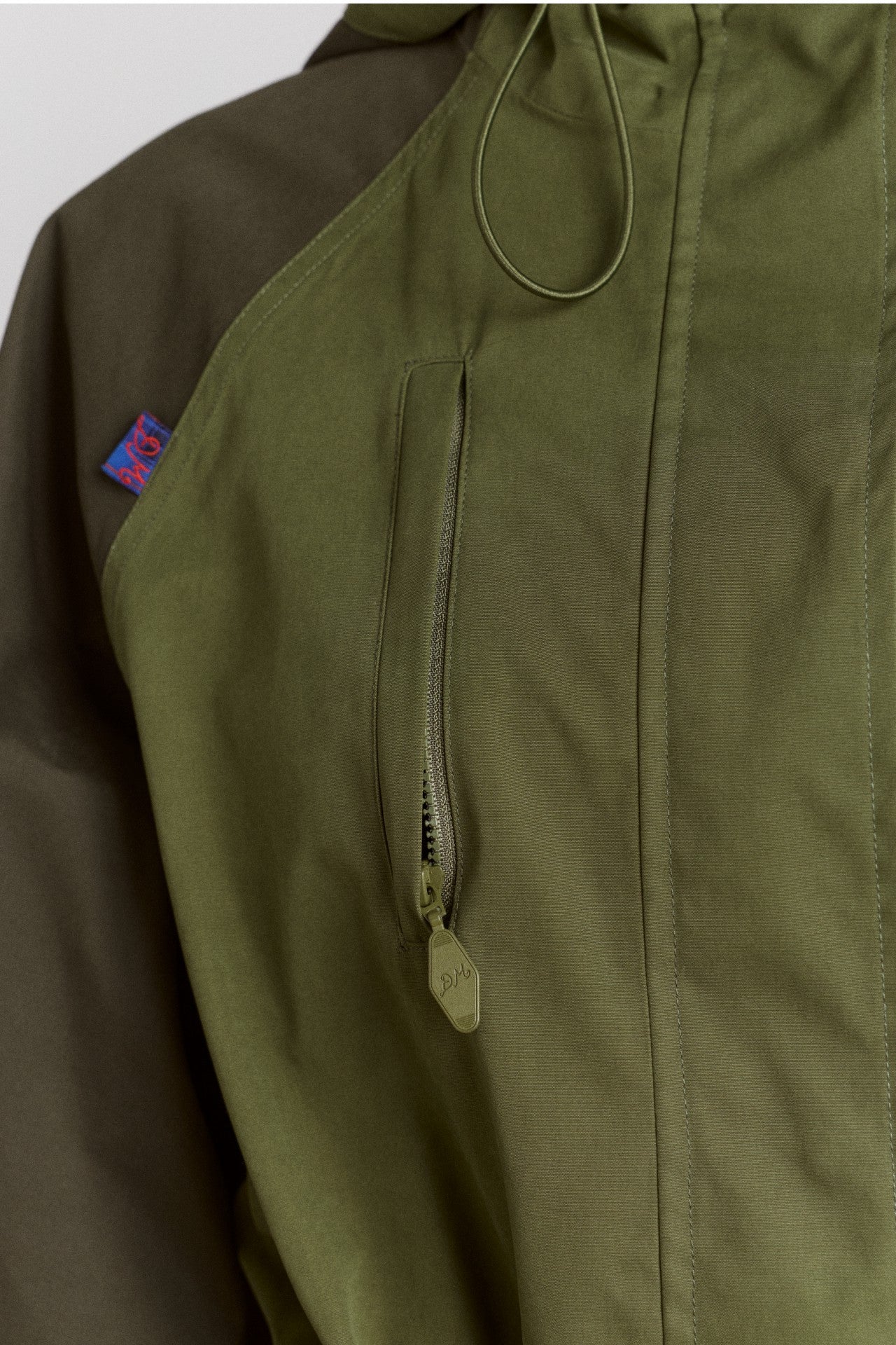 Damson Madder logan waterproof raincoat - forest