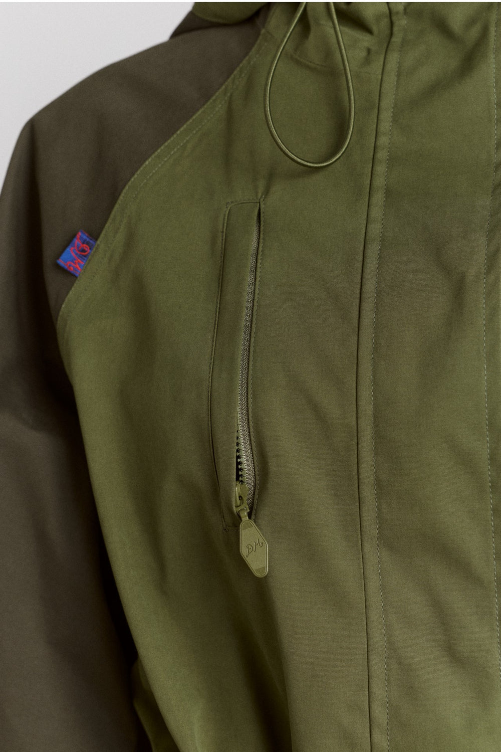 Damson Madder logan waterproof raincoat - forest