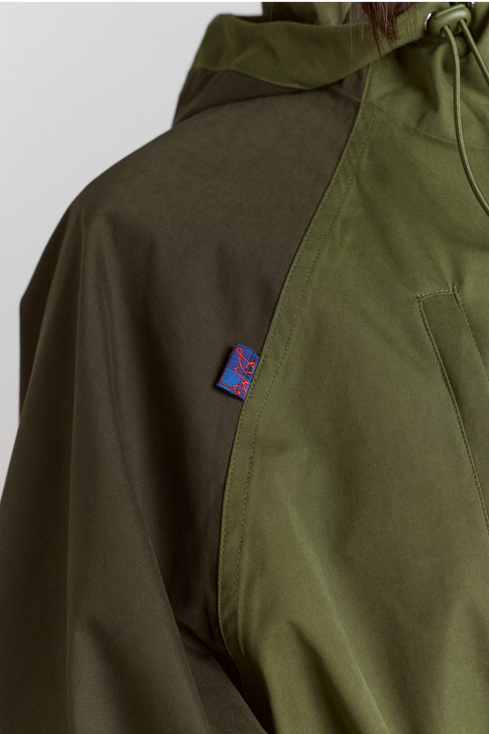 Damson Madder logan waterproof raincoat - forest