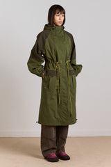 Damson Madder logan waterproof raincoat - forest