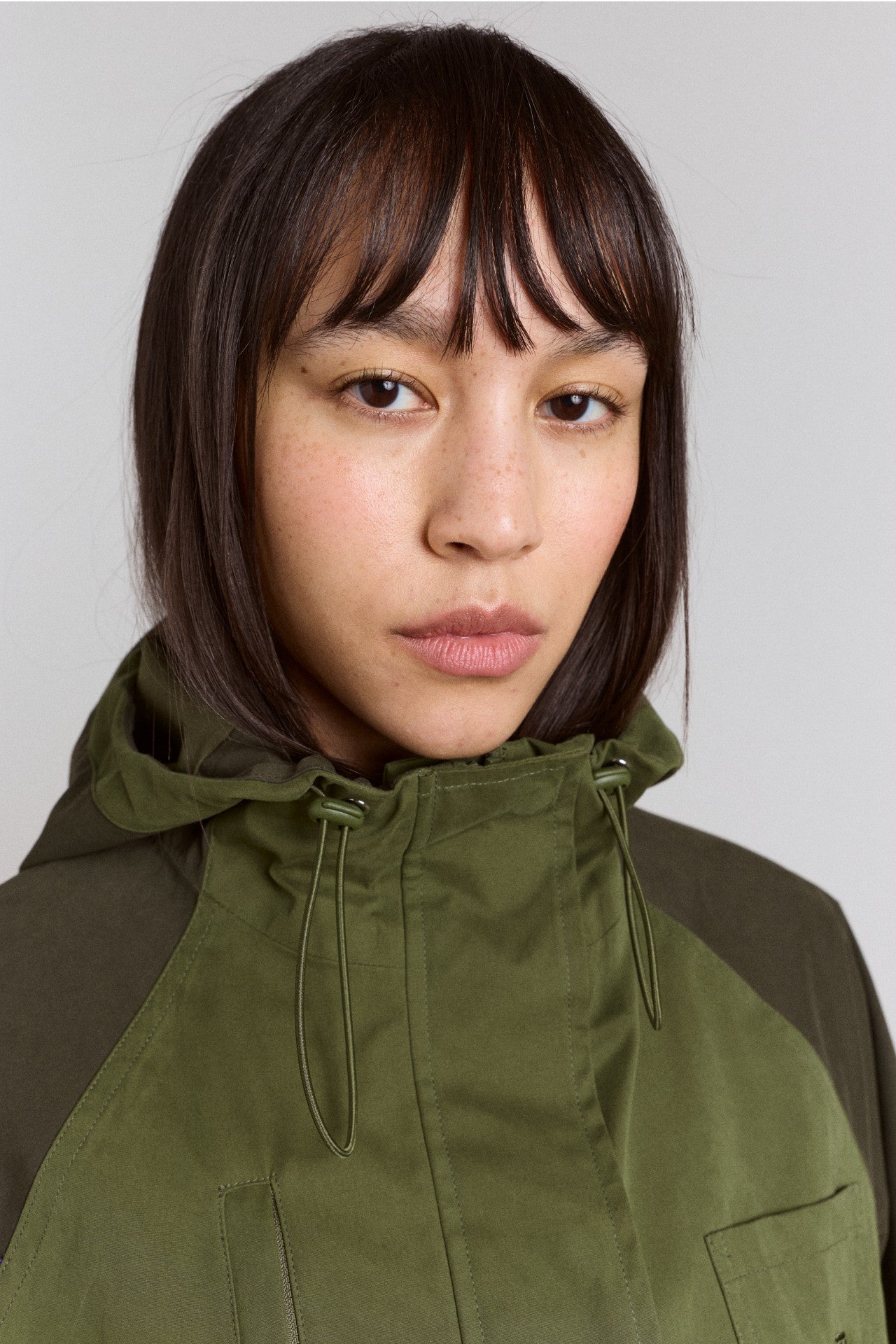 Damson Madder logan waterproof raincoat - forest