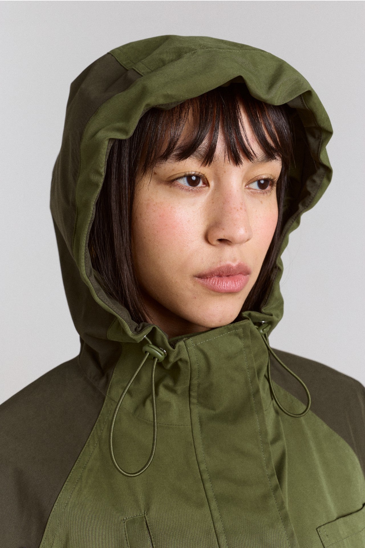 Damson Madder logan waterproof raincoat - forest