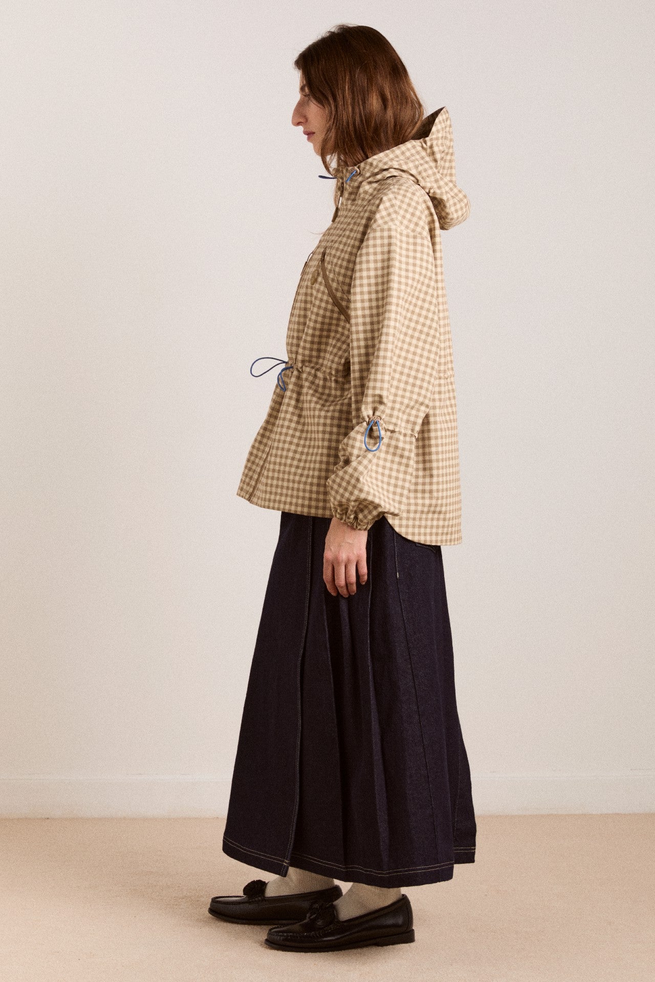 Damson Madder matilda raincoat - gingham