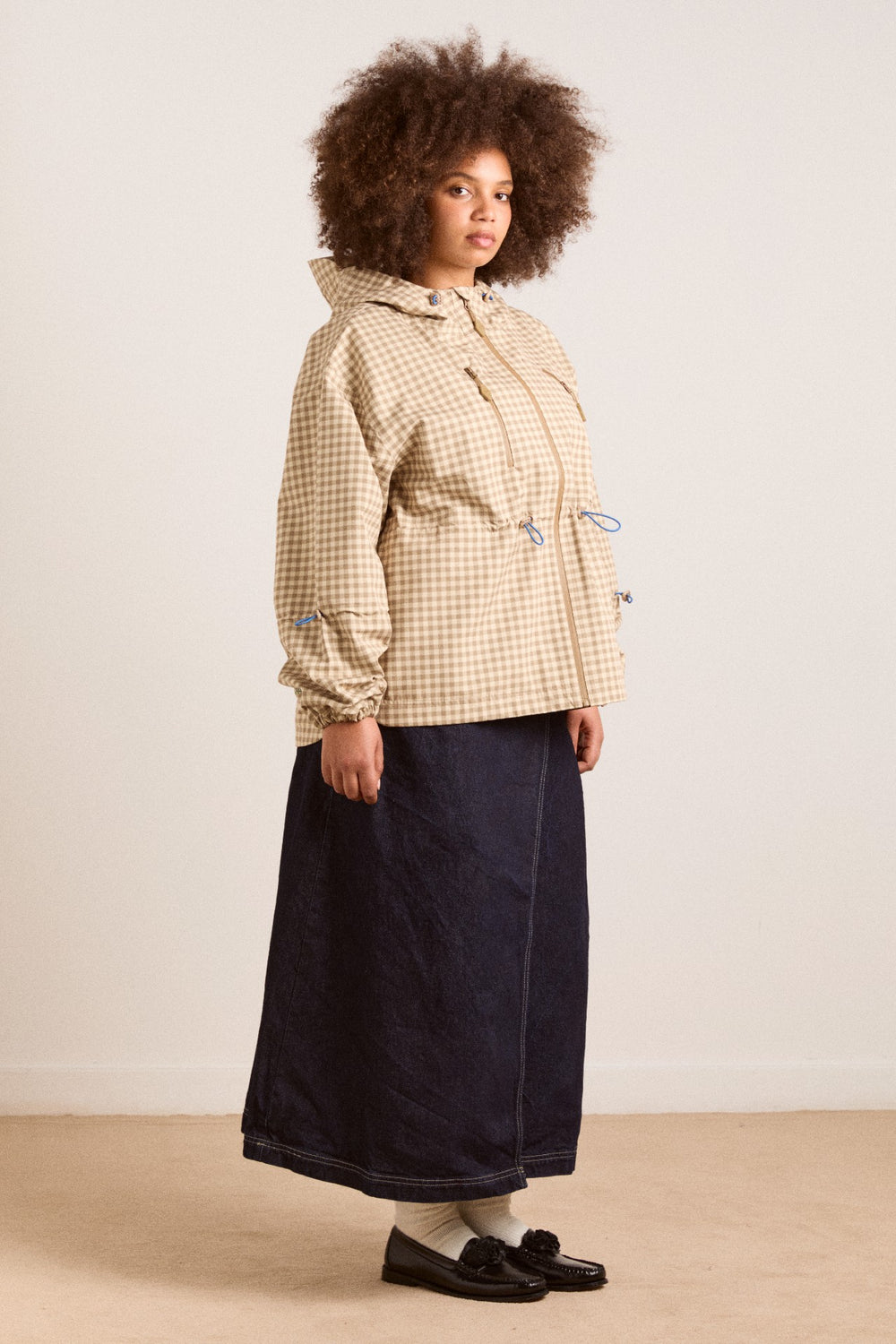 Damson Madder matilda raincoat - gingham