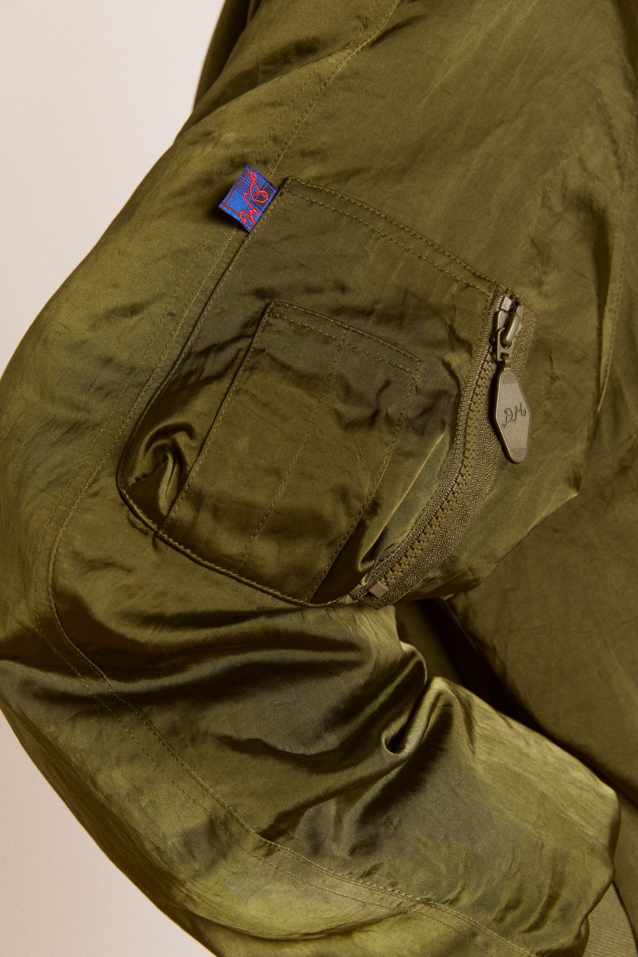 Damson Madder joanie bomber - olive