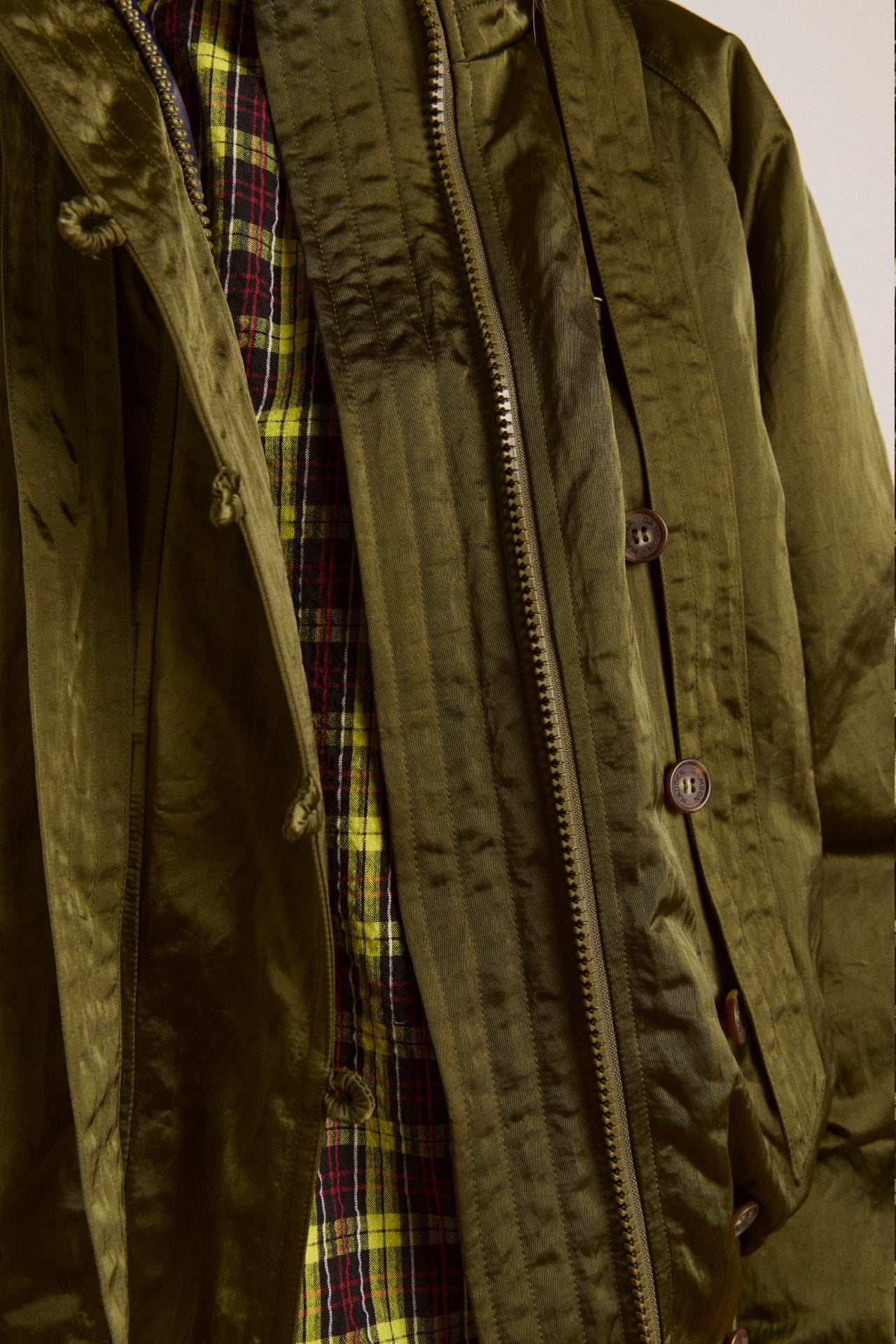 Damson Madder joanie bomber - olive