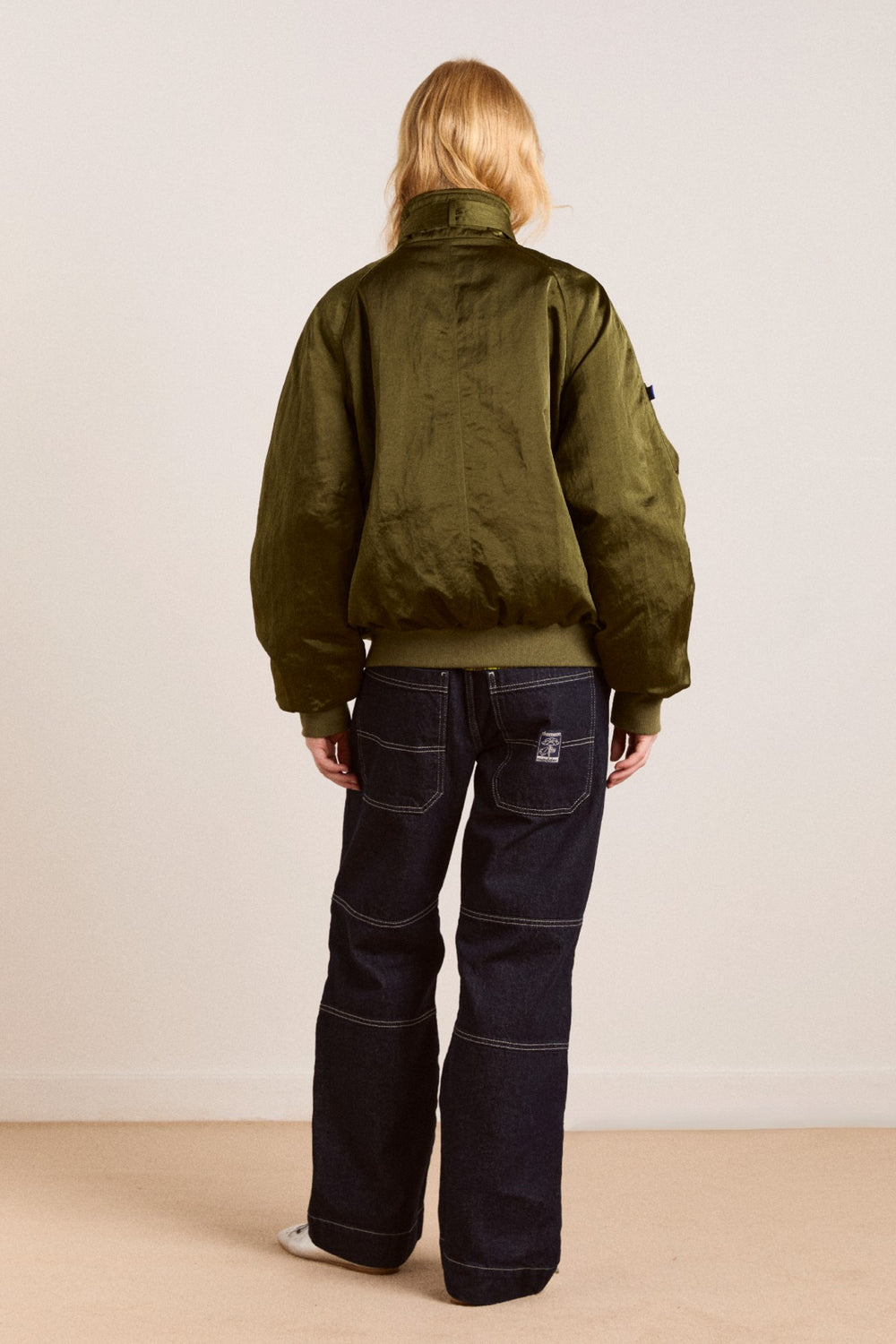 Damson Madder joanie bomber - olive