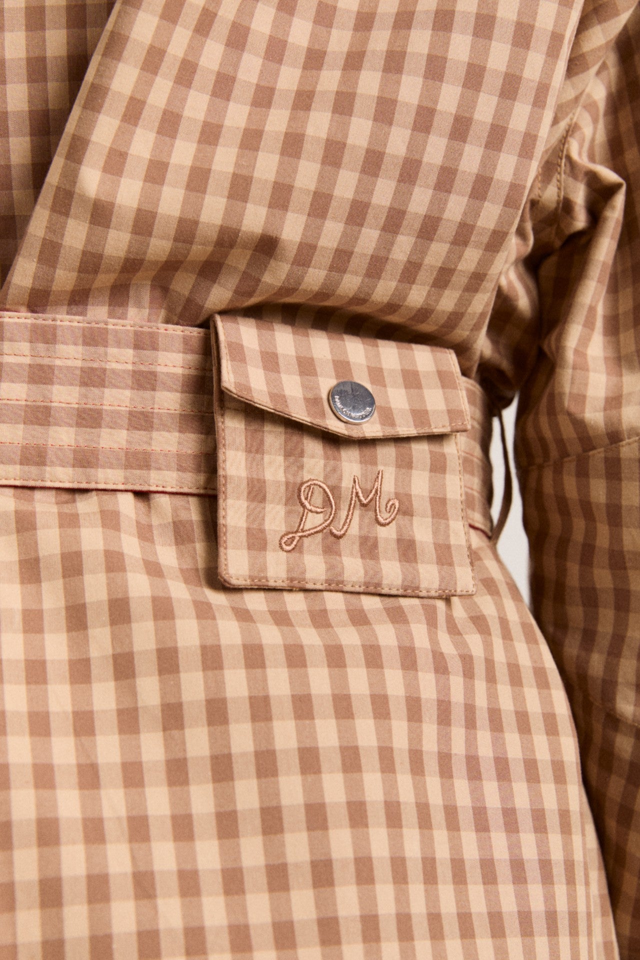 Damson Madder Anja reversible shower-proof trench