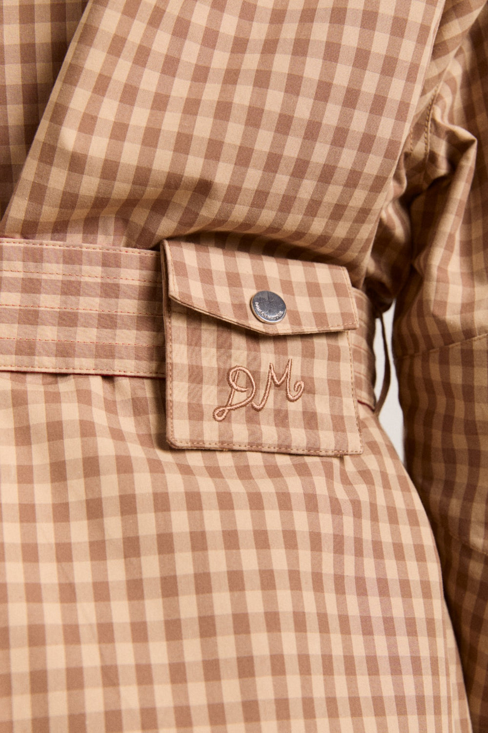 Damson Madder Anja reversible shower-proof trench