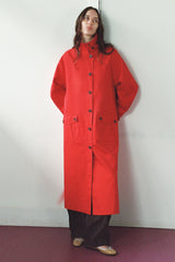 Damson Madder Anja reversible shower-proof trench