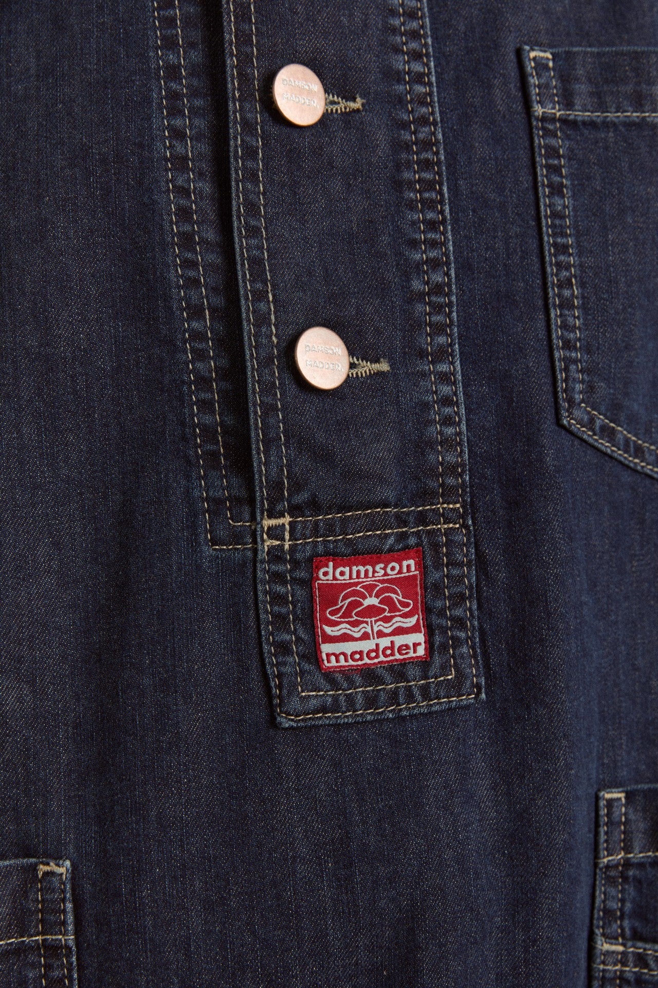 Damson Madder briar hoodie neptune wash