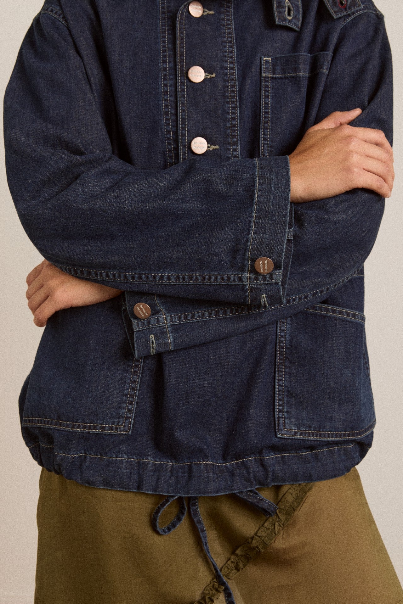 Damson Madder briar hoodie neptune wash
