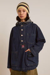 Damson Madder briar hoodie neptune wash