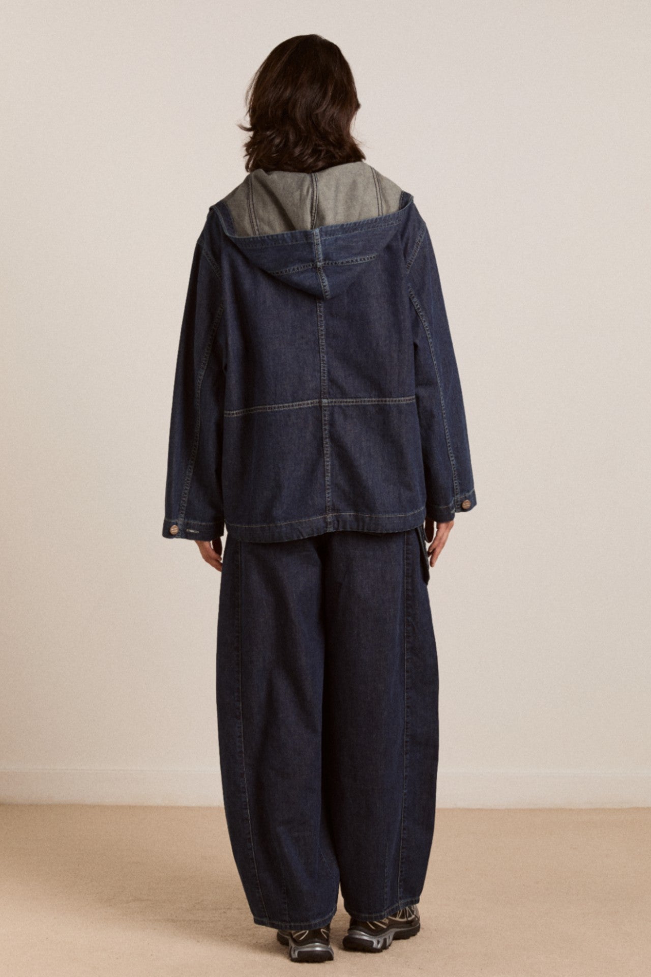 Damson Madder briar hoodie neptune wash