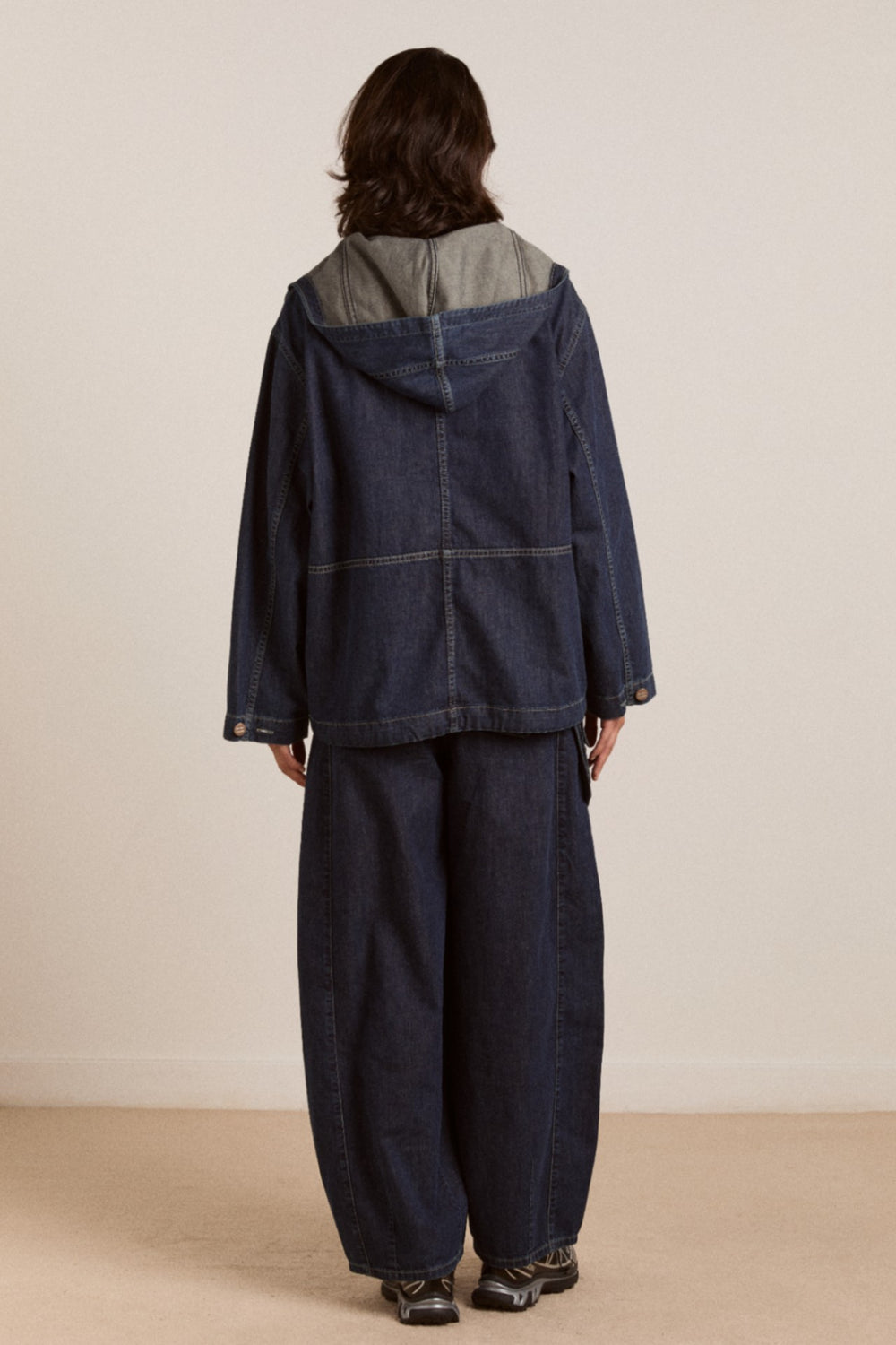 Damson Madder briar hoodie neptune wash