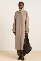 Damson Madder The Jude Oat Wool Coat | Long Wool Coat