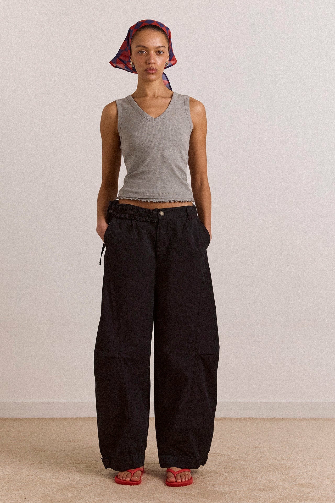 Damson Madder zora tank - grey marl