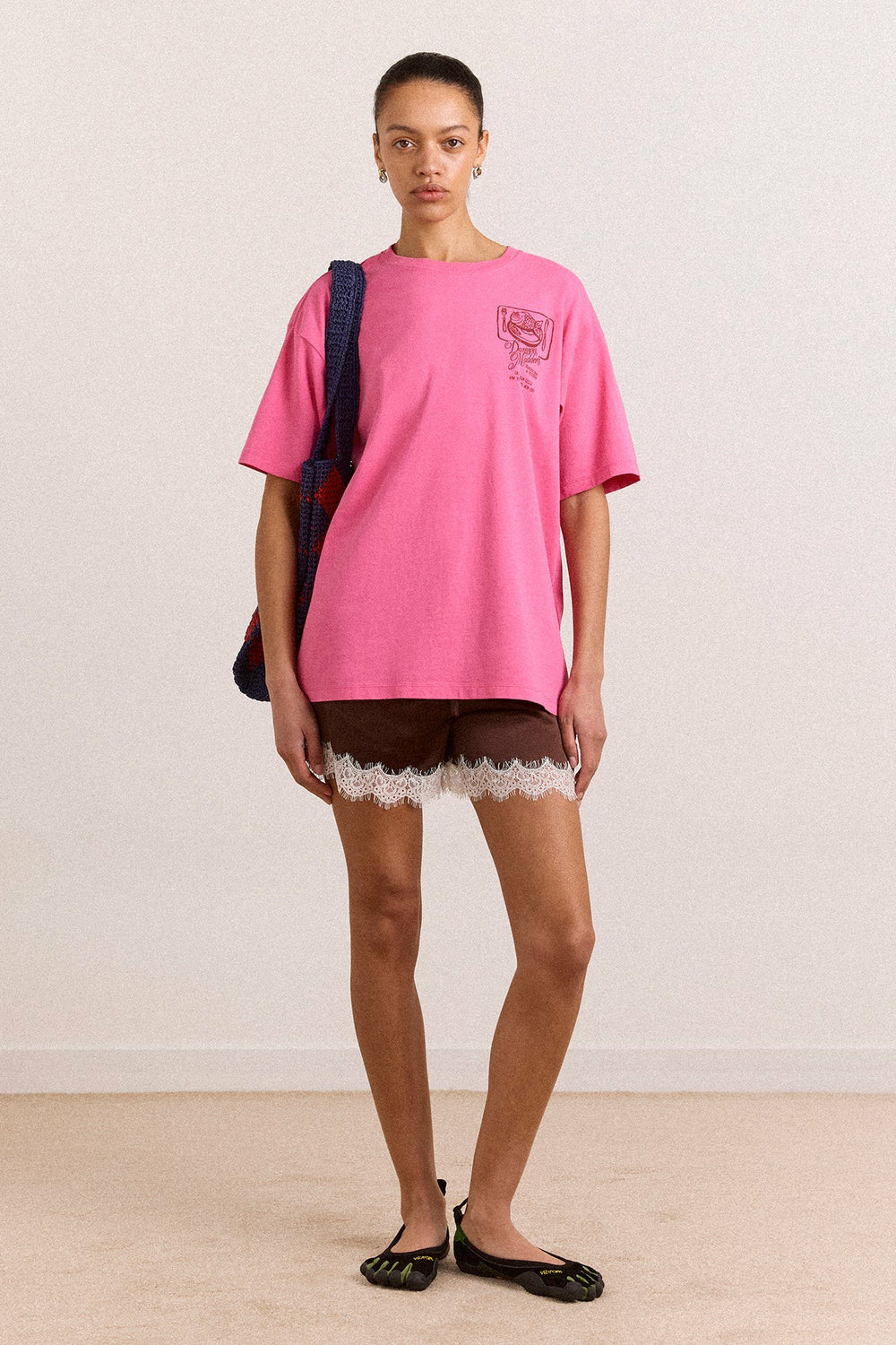 Damson Madder gill of dreams graphic tee - pink
