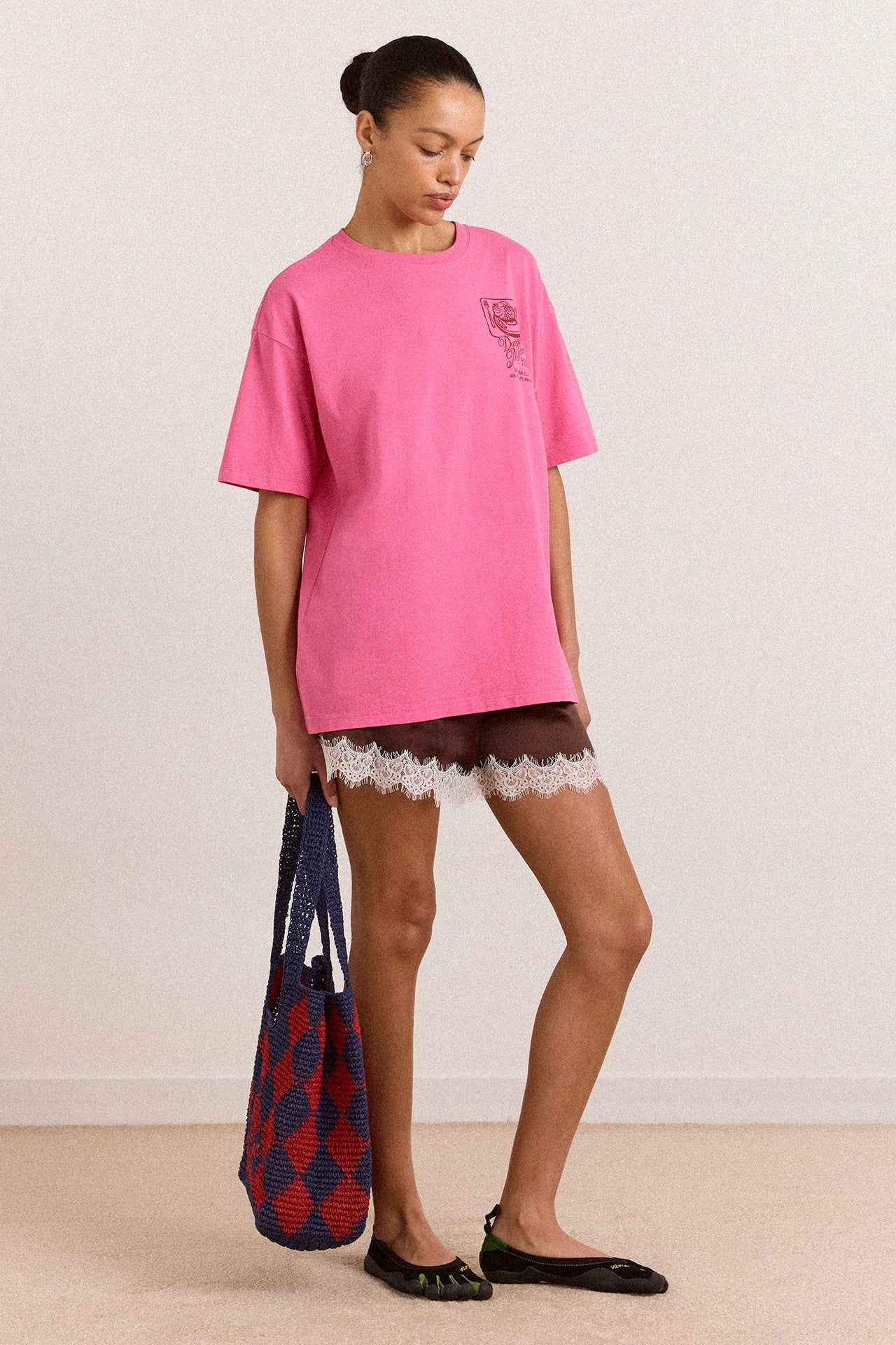 Damson Madder gill of dreams graphic tee - pink