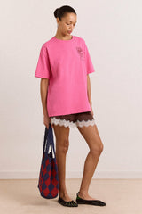 Damson Madder gill of dreams graphic tee - pink