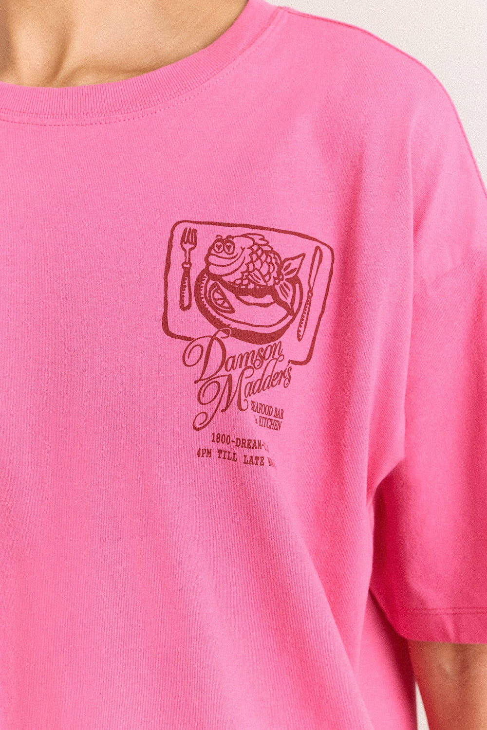 Damson Madder gill of dreams graphic tee - pink