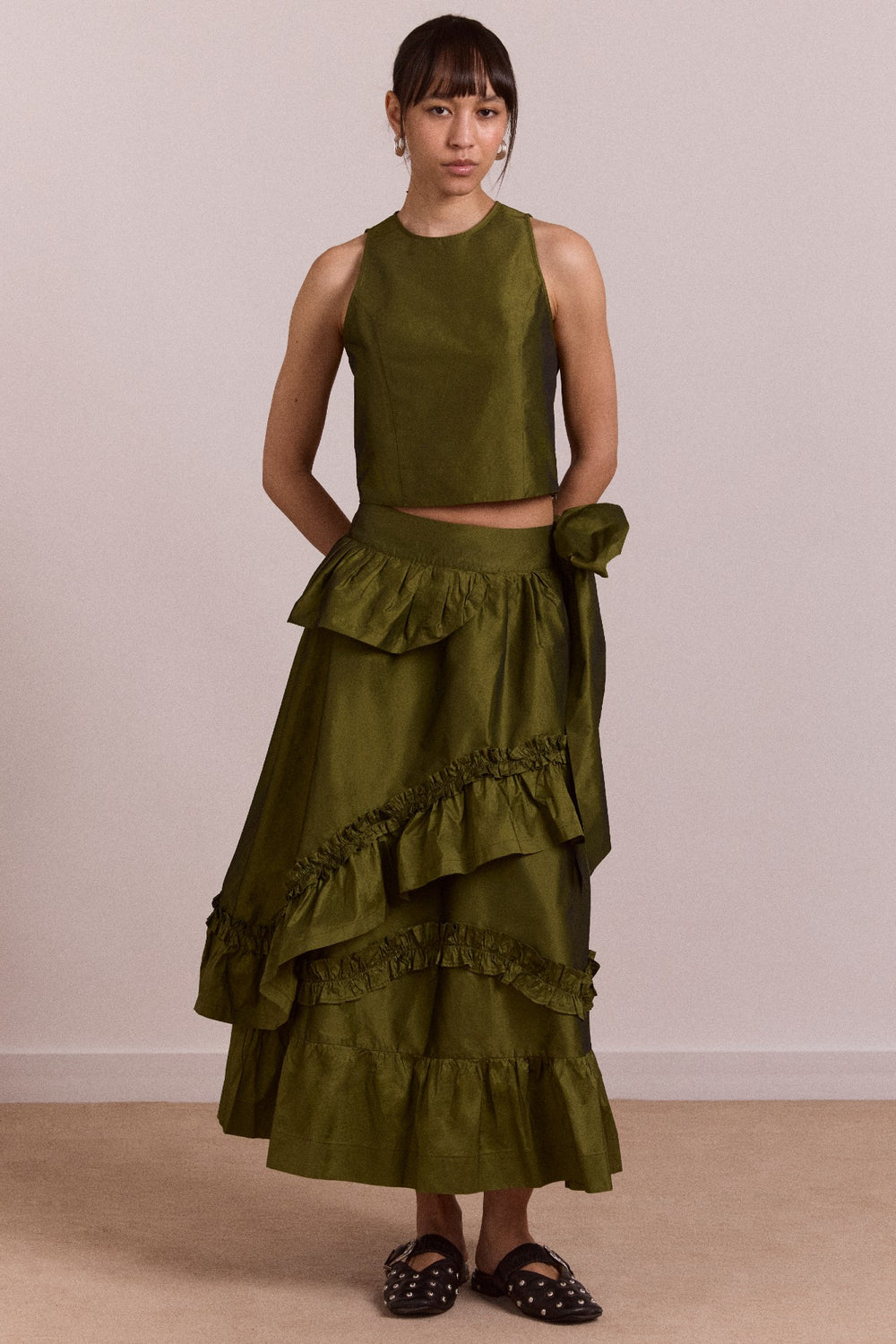Damson Madder constance top - olive
