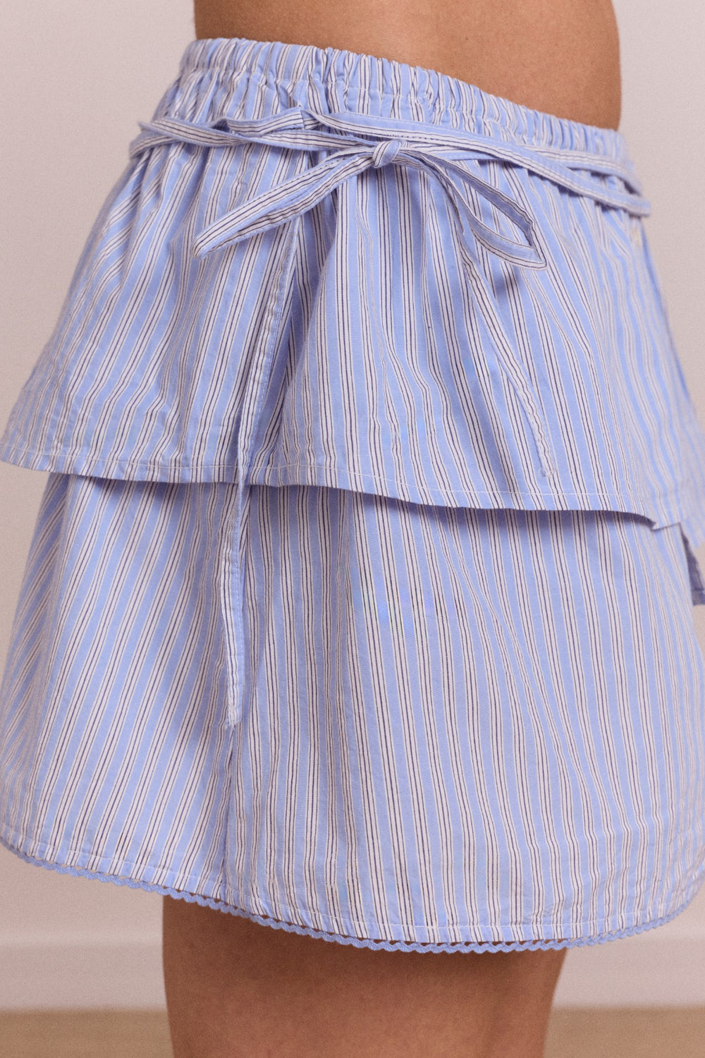 Damson Madder inka mini skirt / top - blue stripe