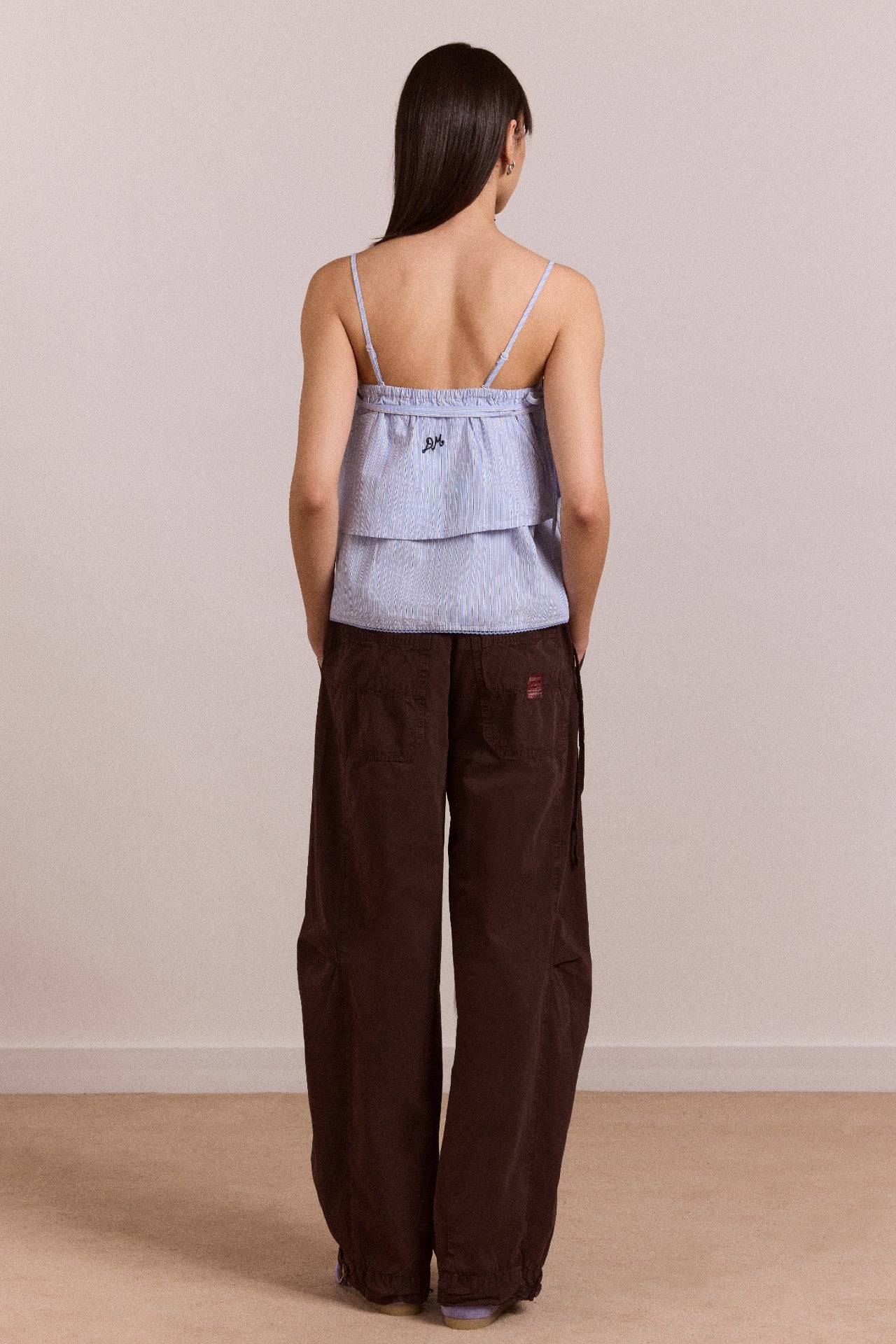 Damson Madder inka mini skirt / top - blue stripe