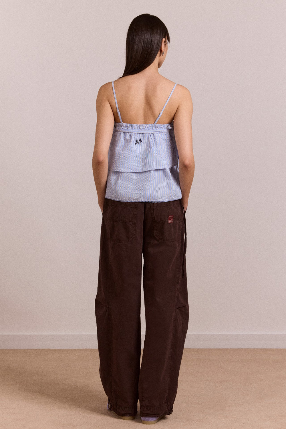 Damson Madder inka mini skirt / top - blue stripe