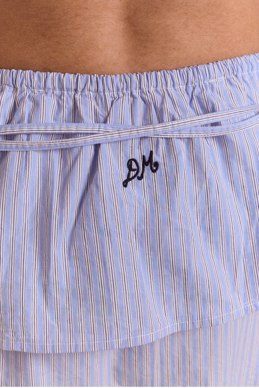 Damson Madder inka mini skirt / top - blue stripe
