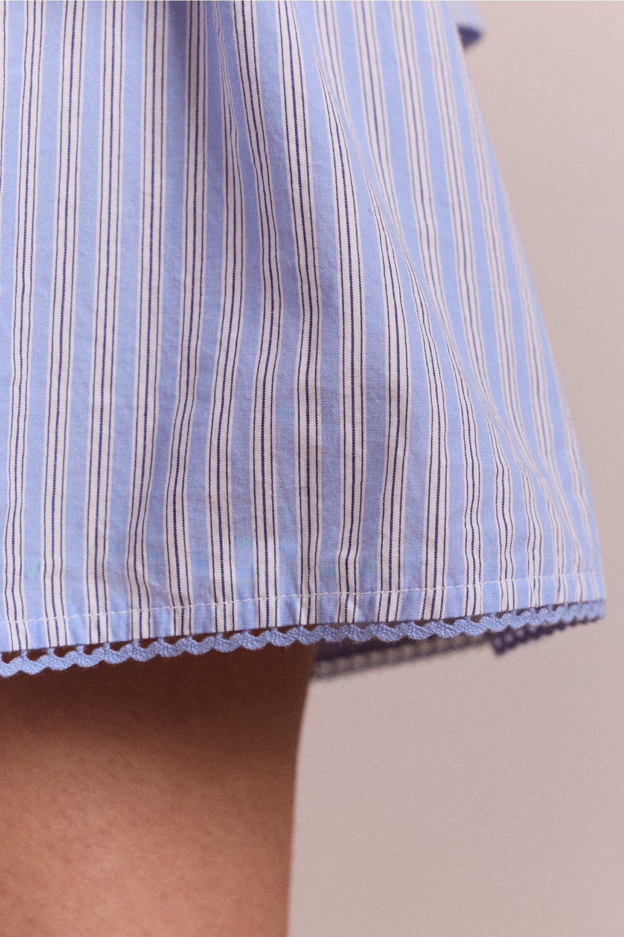 Damson Madder inka mini skirt / top - blue stripe