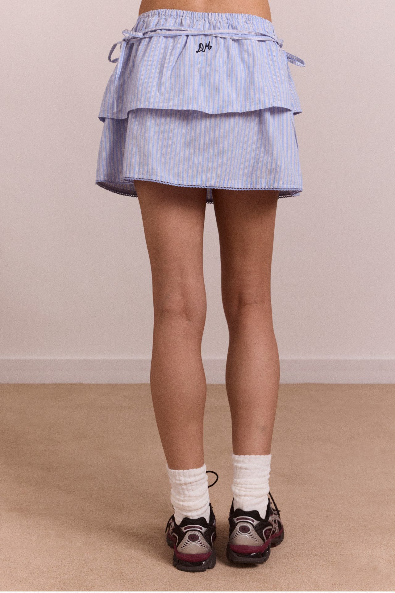 Damson Madder inka mini skirt / top - blue stripe