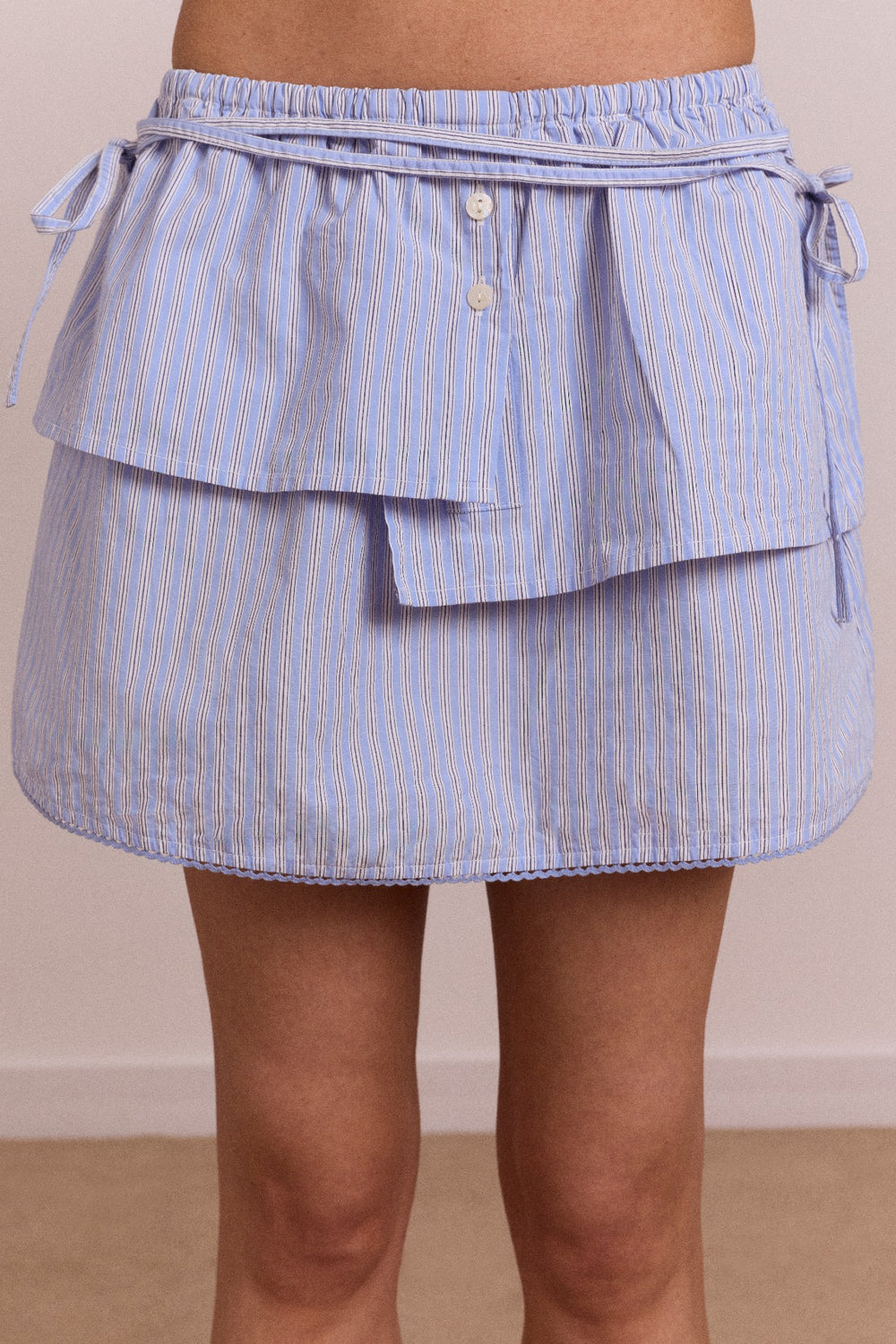 Damson Madder inka mini skirt / top - blue stripe