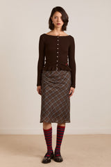 Damson Madder marjorie waffle top