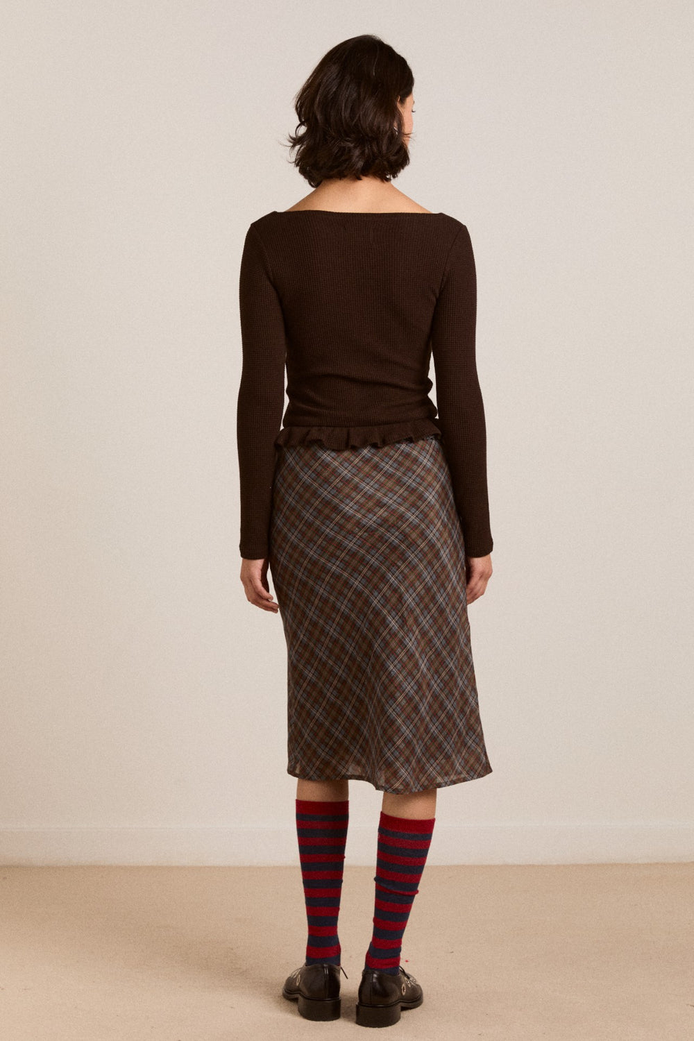 Damson Madder marjorie waffle top