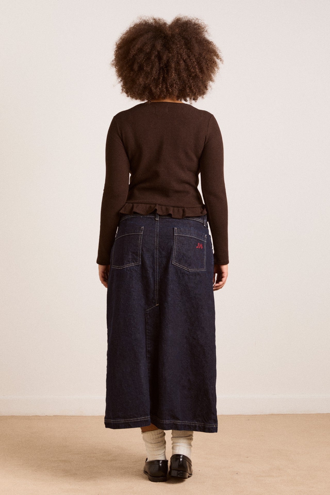 Damson Madder marjorie waffle top