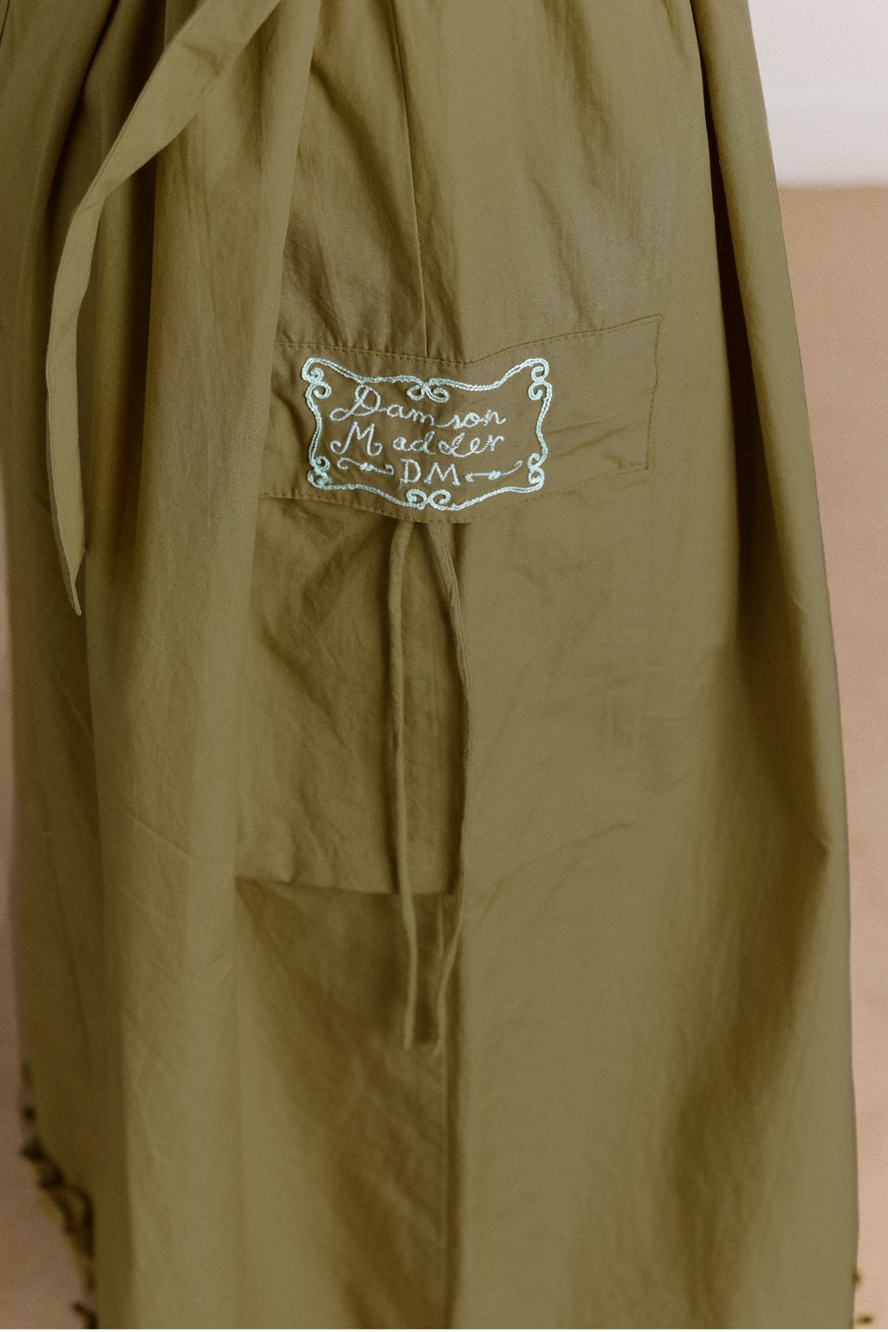 Damson Madder tate midi dress - olive