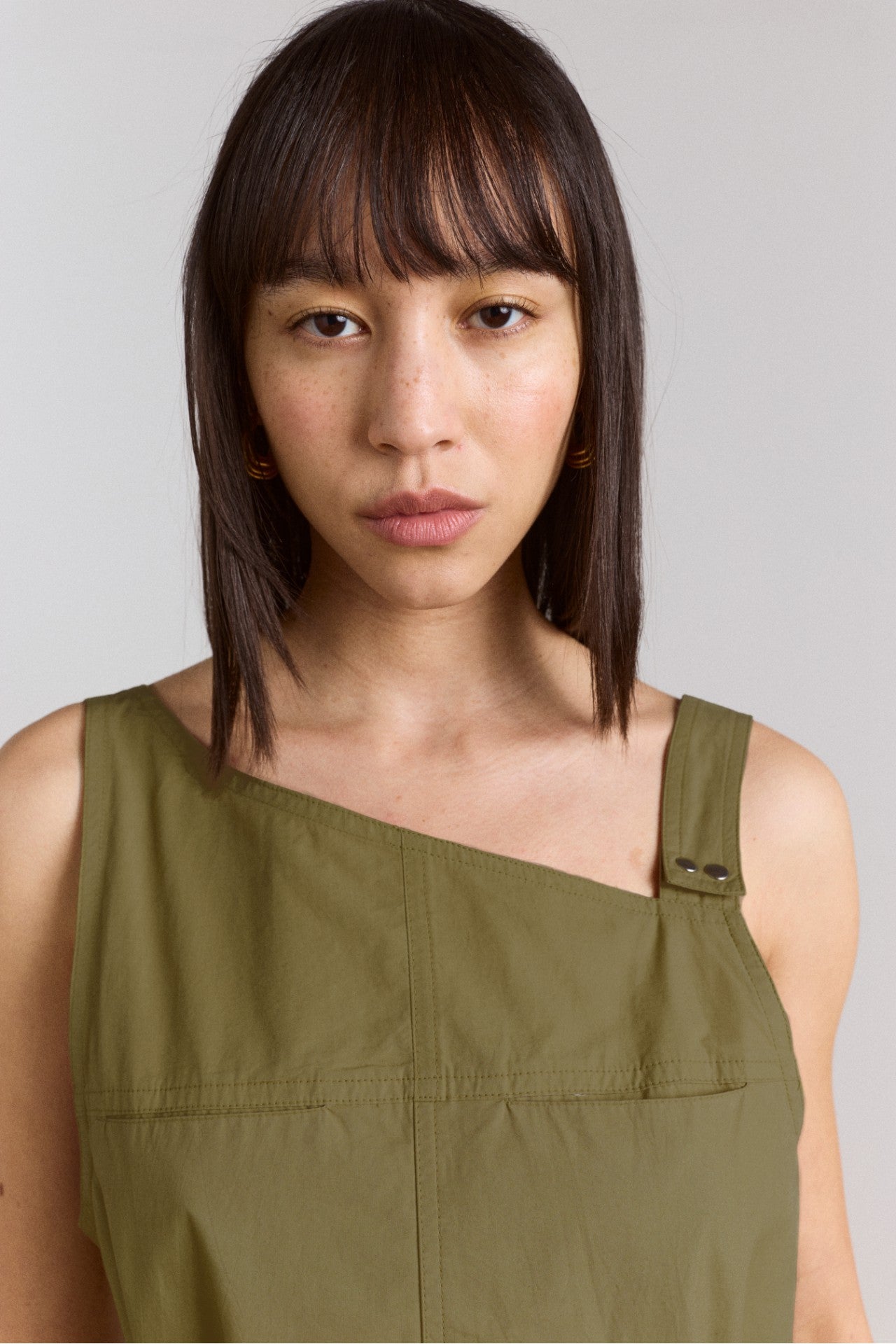 Damson Madder tate midi dress - olive