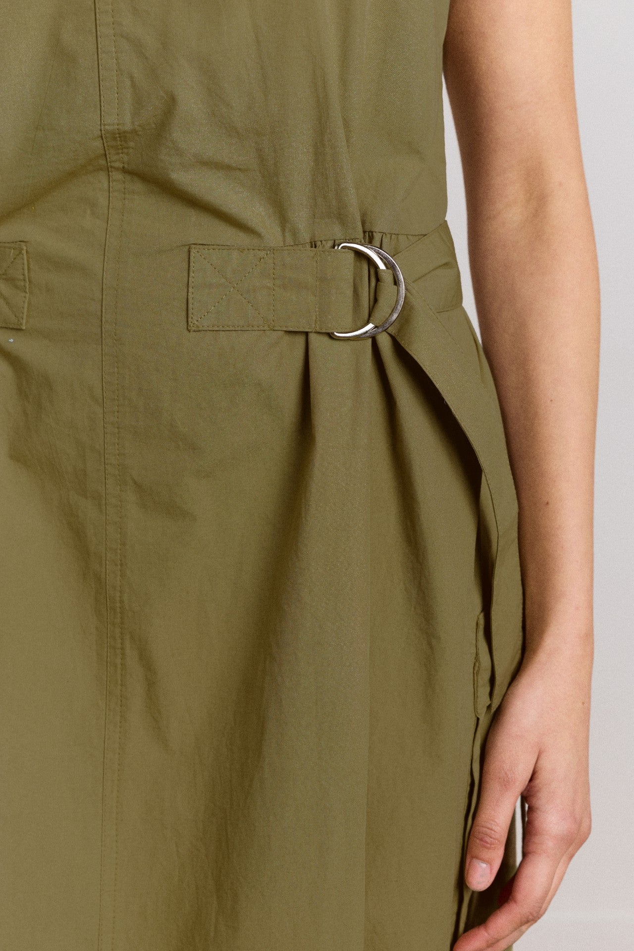 Damson Madder tate midi dress - olive